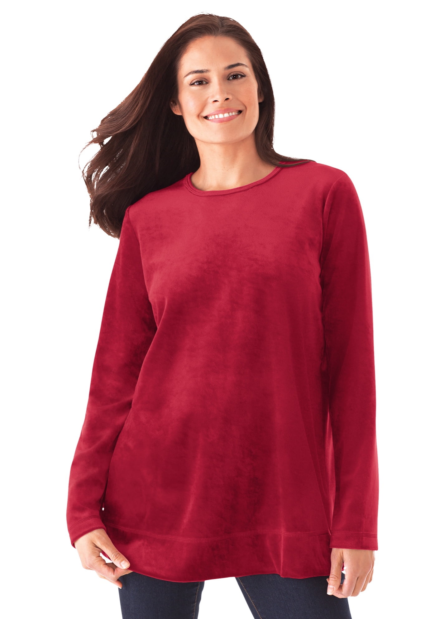 ladies tunic sweatshirt