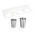 thumbnail image 2 of Noehoiugi Acrylic Wall Mounted Hair Dryer Holder – Bathroom Organizer Storage Rack For Styling Tools And Hair Accessories, 2 of 6