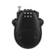thumbnail image 1 of Cerradura de combinación, negra, maleta, casco, bicicleta, equipaje, puertas, maletín, cartera, accesorios, cable de acero retráctil,, 1 of 5
