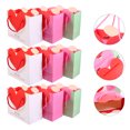 thumbnail image 3 of 9pcs Portable Paper Gift Packing Bags Heart Design Wrapping Handbags for Wedding, 3 of 7