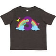thumbnail image 3 of Inktastic 3rd Birthday Rainbow Number 3 Girls Toddler T-Shirt, 3 of 5