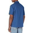 thumbnail image 2 of Cubavera Mens Camp Collar Embroidered Guayabera Shirt Large Delft, 2 of 2