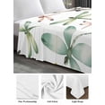 thumbnail image 6 of Dragonfly King Size Flat Sheet, Wrinkleproof & Fadeproof Cooling Flat Bed Sheet Only, Watercolor Colorful Nature Painting Art Breathable Soft Bedding Top Sheets 105 x 98 Inches, 6 of 8