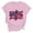 S0-Pink, variant on successthop Independence Day Clothes for Women Happy 4th of July Crewneck Shirt Casual T Shirts Short Sleeve Tops Pink L