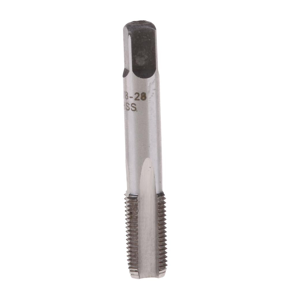 G3/8 Pipe Thread 4 Staight Flutes Plug Tap 55 Deg Bearing Steel Tap 70x15mm 