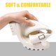 thumbnail image 3 of Botas de lluvia DKSUKO impermeables Wellington para mujer, color blanco brillante, 3 of 6