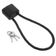 thumbnail image 1 of WRISTBIQUE De Cable De Negro Para Bicicletas Y Scooters Con Llave Y Portátil, 1 of 8