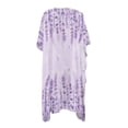 thumbnail image 2 of Xoenoiee Purple Lavender Print Kimonos for Women Casual Swimsuit Coverup Lightweight Boho Kimono Cardigans Open Front Cover Ups for Summer, 2 of 7