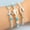Silver, variant on Fish Hook Fish Tail Ocean Braided Bracelet Conch Surfing Hand Rope Handmade Braided Adjustable Lovers Friendship Bff Couple Bracelet