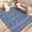 Dark blue and white, variant on Garvee Outdoor Area Rug 9'x12' Waterproof Outdoor Carpet, Boho Plastic Straw Rug RV Mat for Picnic, Deck, Balcony, Beach, Patio, Dark Blue and White