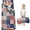 Pioneer Flower Floral Print Pattern-3, variant on Pioneer Flower Floral Print Pattern Toddler Nap Mat for Teens Preschool Daycare, Teens Sleeping Mat Bag, Toddler Sleeping Bag with Pillow