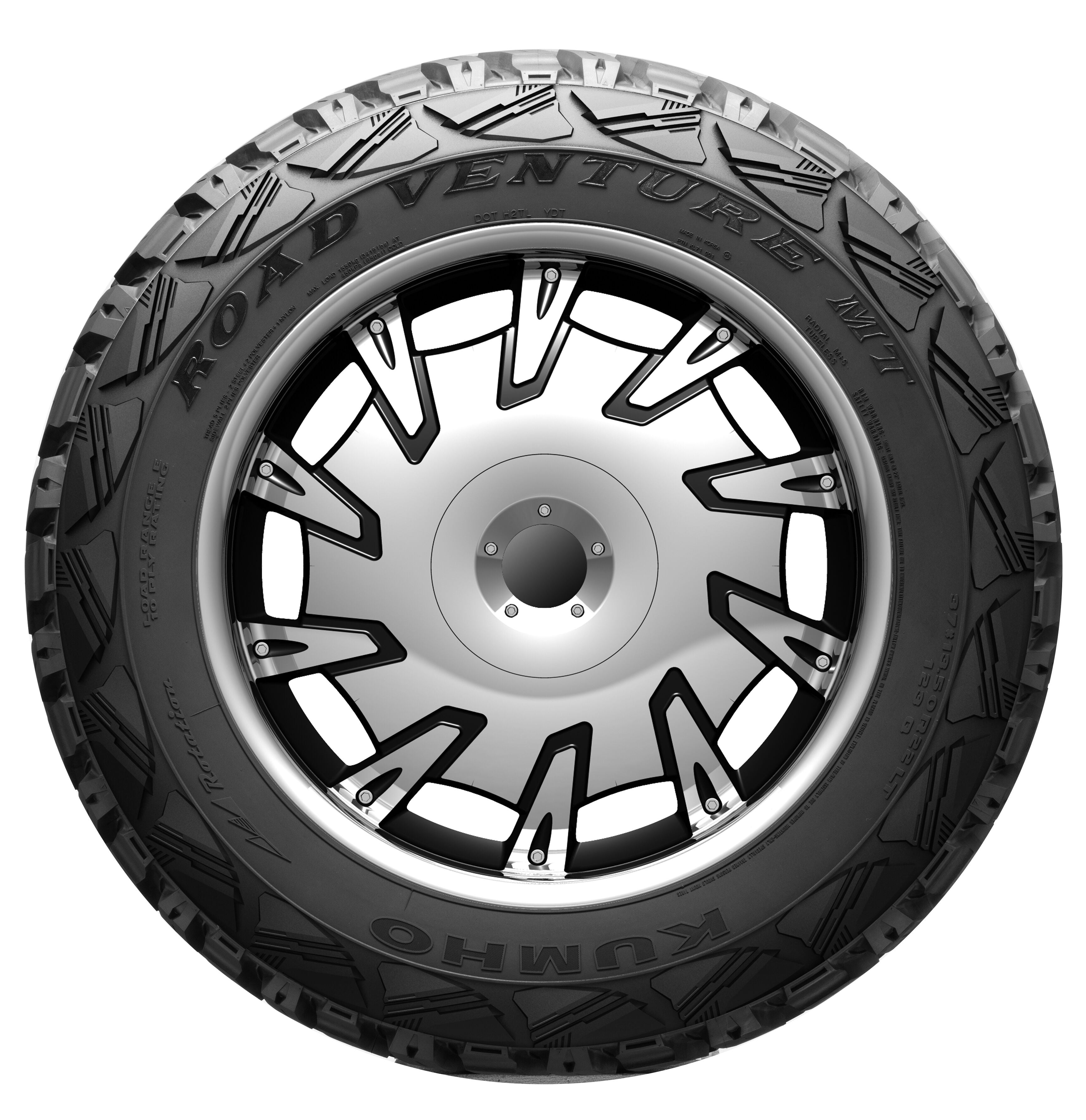 matts　27.0㎝ Kumho Road Venture MT KL71 Mud-Terrain Tire - 27X8.50R14