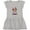 AC-Heather Grey, variant on Love Bug Yorkie Girls Toddler Dress