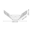 thumbnail image 2 of 10 Pcs Corner Bracket Metal Brace Stainless Steel Furniture, 2 of 6