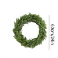 thumbnail image 2 of Boxwood Wreath for Front Door Year Round Decoration with Realistic Greenery and Full, 2 of 4