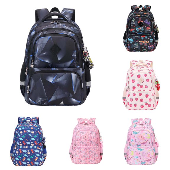 Gyujnb School Backpack, Students School Backpack for Elementary Students Water and Durable Fabric Backpack, Backpack for School