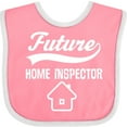 thumbnail image 3 of Inktastic Home Inspector Future Job Boys or Girls Baby Bib, 3 of 4