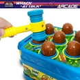 thumbnail image 6 of Thin Air Games: Whack Attack Arcade - Lights & Sounds Tabletop Game, Soft Rubber Hammer, LED Scoring, Arcade Coin Mode, Single Player, Family-Kids 3+, 6 of 9