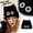Black, variant on Women's Owl Ear Knit Beanie Hat Cute Animal Face Winter Warm Knitted Cap Fuzzy Lined Ski Hat for Fall Winter