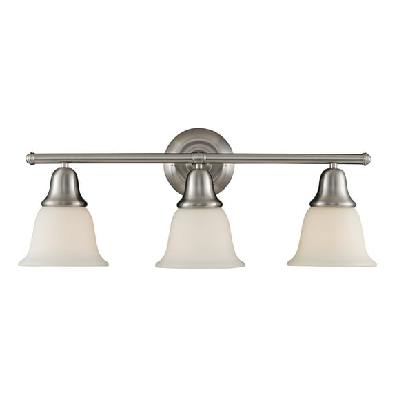 Elk Home 26.5-Inch Wide Berwick Vanity Light, Brushed Nickel