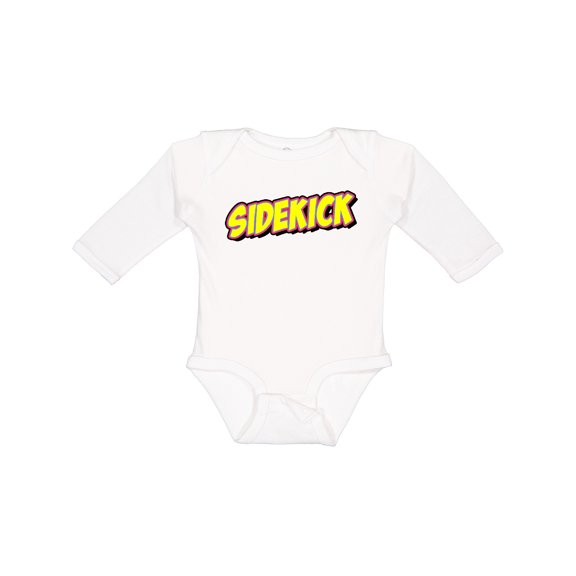 Inktastic Sidekick for Fathers Day Boys or Girls Long Sleeve Baby Bodysuit
