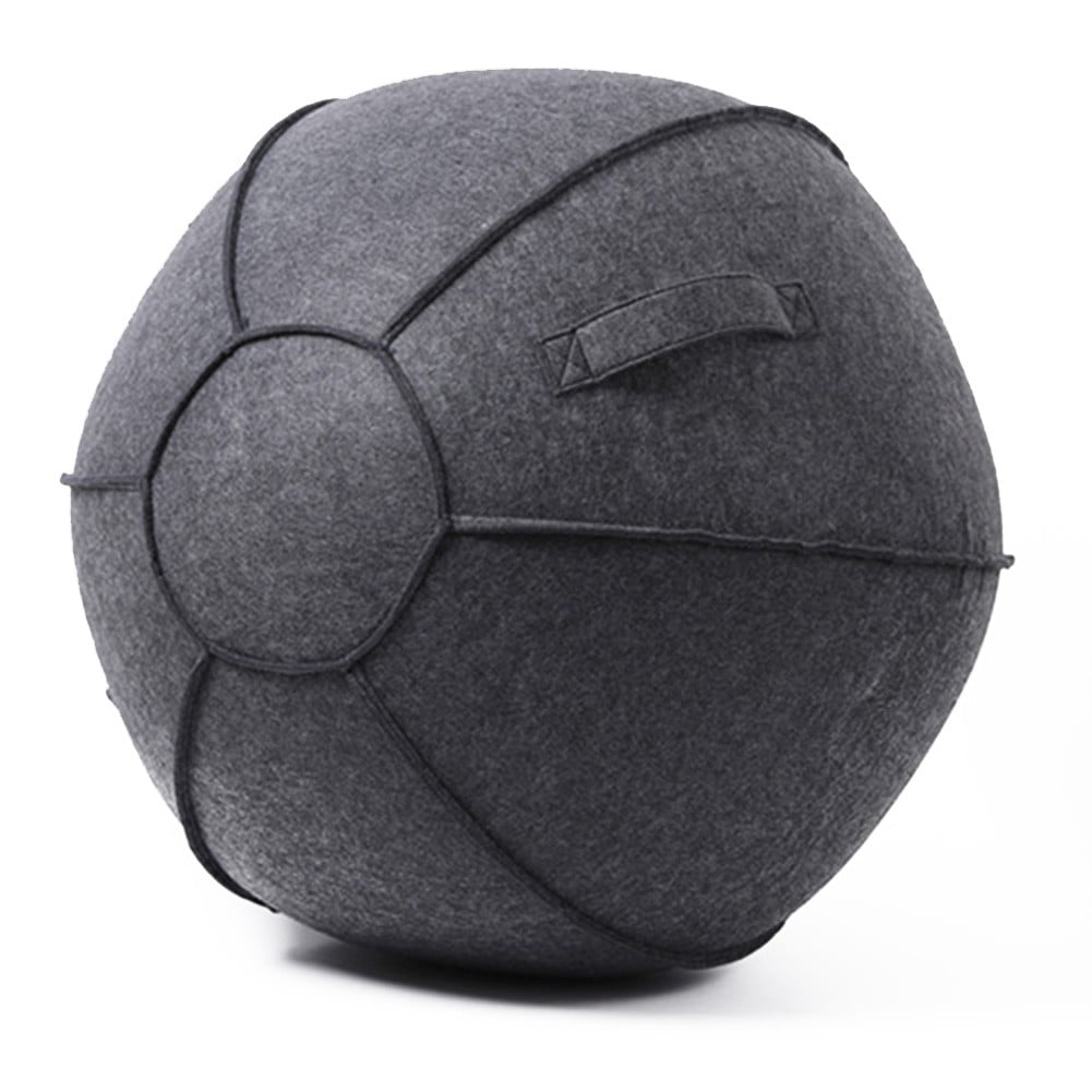 Splihome Felt Yoga Ball Cover Exercise Ball Cover 55Cm 65Cm 75Cm Foldable，75Cm