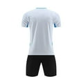 thumbnail image 4 of ZACPNCV Soccer Jerseys for Kids Boys Girls Youth for Sport Football Training Uniform Soccer Fans Shirt Gift Kit Set Sky Blue 14-16 Years, 4 of 5