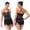 Black, variant on iixpin Women's Sparkly Latin Jazz Dance Leotard Sleeveless Fringe Samba Rumba Tango Ballroom Dance Royal Blue XXL
