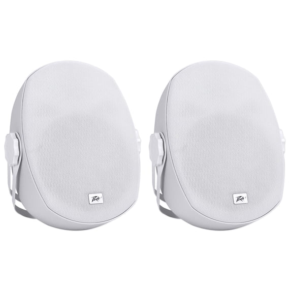 2 Peavey Impulse 5c Indoor/Outdoor 5" Speakers 4 Restaurant/Bar/Home/Patio-White