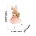 thumbnail image 3 of Bouanq Christmas Decorations Xmas Tree Ornaments Christmas Decoration Pendant, Mesh Dress, Angel Pendant, Wings, Rabbit Ears, Girl Cute Pendant Christmas Gifts on Clearance, 3 of 4