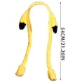 thumbnail image 2 of Plush Ear Moving Jumping Hat Cute Fluffy Cap Soft Warm Headwear Bunny Hat Christmas Holiday Party Gift Comfort Valentine's Day and Easter Hats(Yellow), 2 of 5
