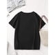 thumbnail image 5 of Camiseta de San Valentín para mujer, con estampado "Be Mine" de corazón y Cupido, 100 % algodón, cuello redondo, manga corta, estilo deportivo, elasticidad media, ideal para todas las estaciones, esti, 5 of 8