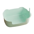 thumbnail image 3 of Cajas de arena para gatos Contenedor de arena para gatos con pala Orinal portátil Bandeja de arena para gatos Inodoro para gatos Caja de arena verde, 3 of 8