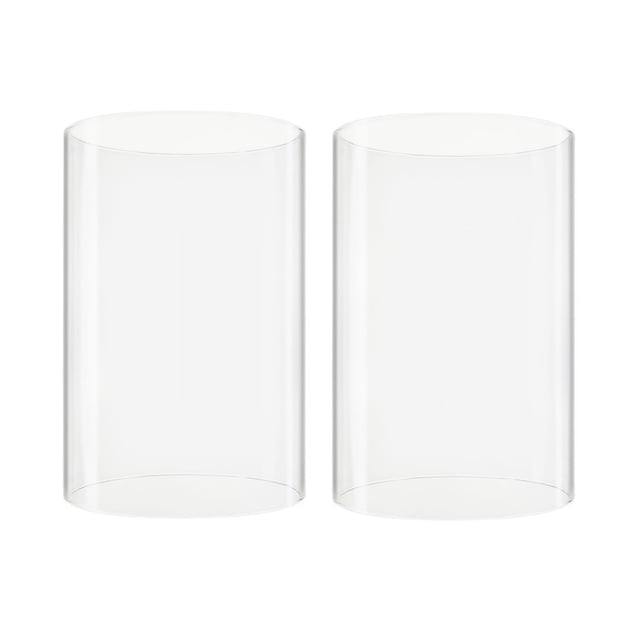 Portavelas de cristal para huracanes CYS EXCEL: 15 cm de alto x 10 cm de profundidad (2 unidades)