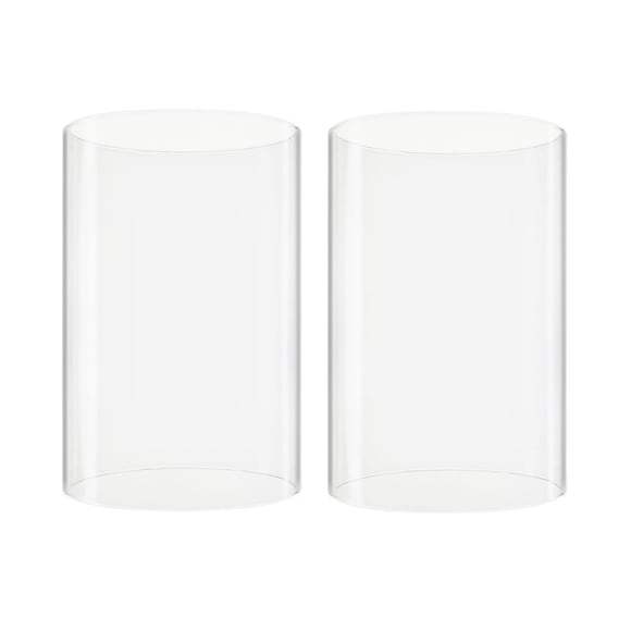 Portavelas de cristal para huracanes CYS EXCEL: 15 cm de alto x 10 cm de profundidad (2 unidades)