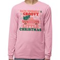 thumbnail image 2 of Groovy Little Christmas Long Sleeve Shirt Unisex 4X-Large Pink, 2 of 5