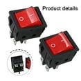 thumbnail image 3 of For Heavy-Duty Applications Electric Heater Switch 30A Power Switch Low-Light Visibility Mounted Hole Size 29X22Mm, 3 of 9