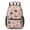 Football Flag Pink, variant on Football Flag Pink Pattern 17" School Backpacks for Teens,Waterproof Oxford Fabric,S-Shape Padded Straps for School,Travel,Hiking,Camping