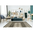 thumbnail image 2 of Linon Home Decor Vintage Area Rug or Runner Collection, Gray and Charcoal, 9' x 12', 2 of 6