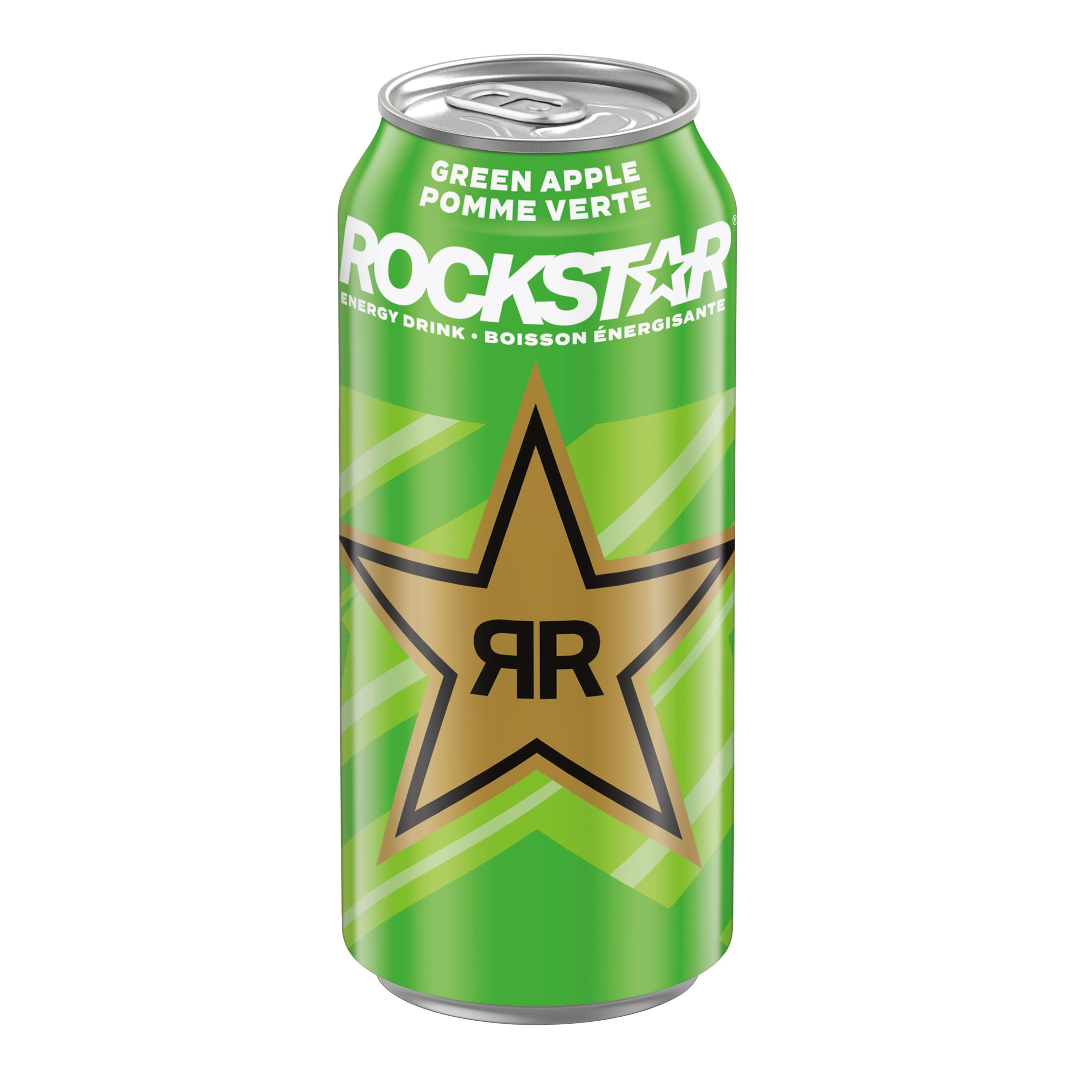 Rockstar Revolt Green Apple Energy Drink 473mL, Can, 473 mL