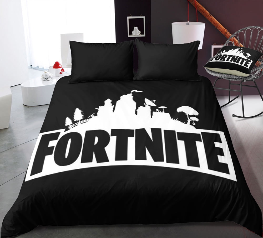 Fortnite fortnite three piece bedding set bedding
