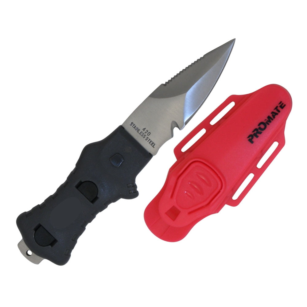 Promate Point Tip Scuba Dive BC Knife (3" Blade) KF210PPink