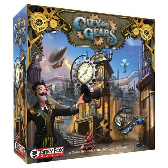Grey Fox Games GFX96718 City of Gears Board Game