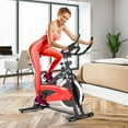 thumbnail image 4 of Superfit Magnetic Exercise Bike Fitness Cycling Bike W/35Lbs Flywheel Home Gym, 4 of 12