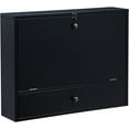thumbnail image 5 of SEI Furniture Willingham Wall Mount Folding Desk, Black, 5 of 13
