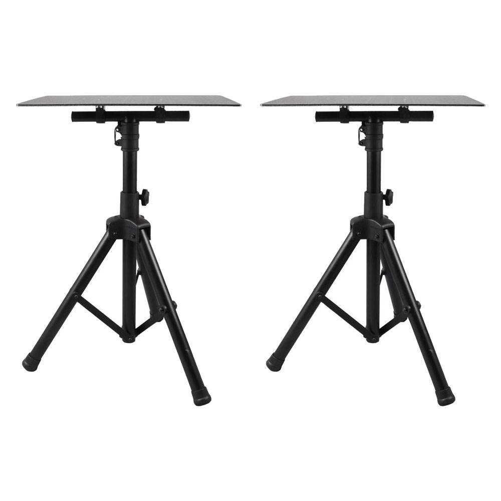 Pyle Pro Universal Adjustable Laptop Computer Studio DJ Mount Stand (2