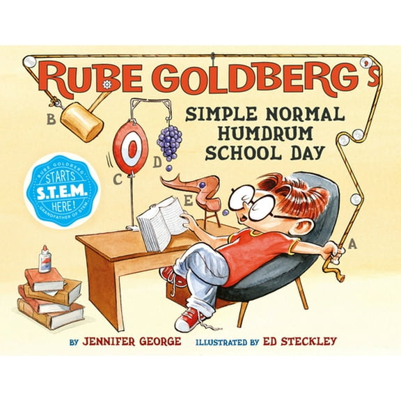Pre-Owned Rube Goldberg's Simple Normal Humdrum School Day: A Picture Book (Hardcover) 1419725580 9781419725586