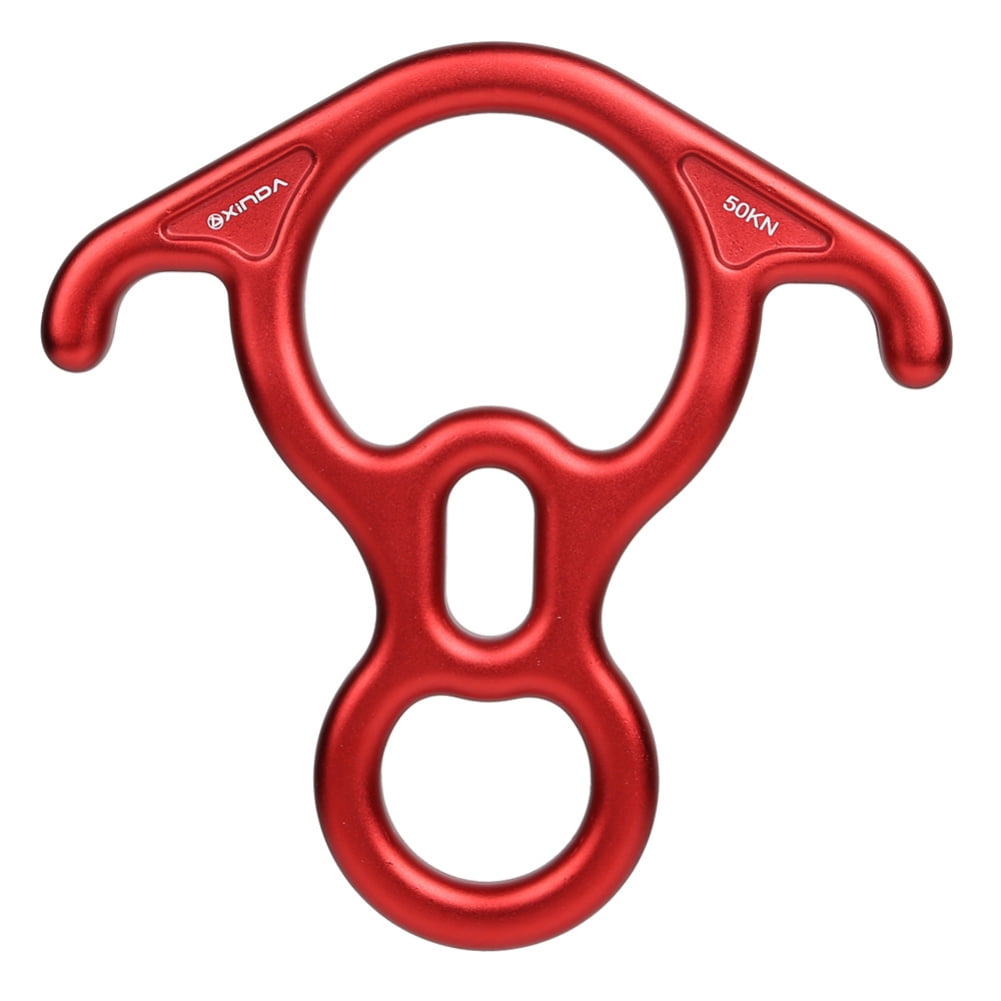 Opolski 50NG Figure 8-Rappel Rock Climbing Eight Rings Descender Device Carabine
