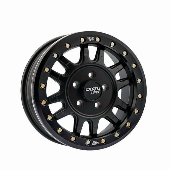 15x7 Dirty Life Canyon Pro SXS Matte Black UTV BEADLOCK Wheel 5x4.5 (38mm)