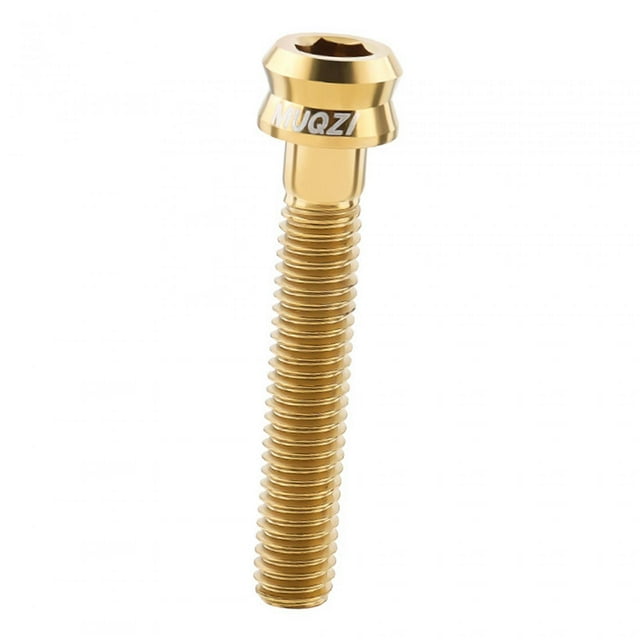 Perno de vástago de bicicleta M6, tornillo de tapa superior de vástago de bicicleta de aleación de titanio portátil para Oro M6x35mm